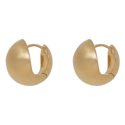 2WAYで楽しめる真鍮ピアス ヴィンテージマット仕上げ ジオメトリックモチーフ